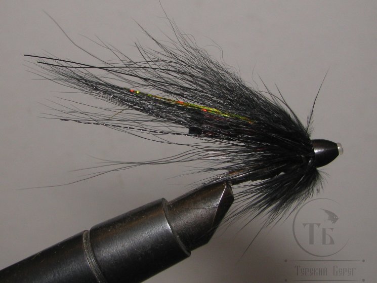 Муха лососёвая "Dragonfly Heavy" ( 31 ) Black Dragonfly