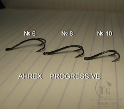 AHREX Progressive двойник вязальный черный никель № 6 (5шт.)