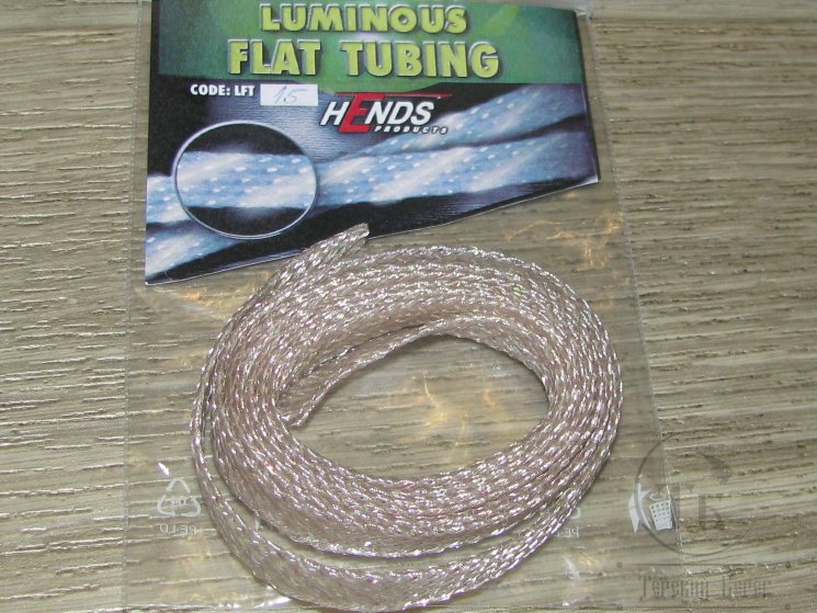 Светонакопительная плоская трубочка для тел мальков Luminous Flat Tubing №15 Gray Hends