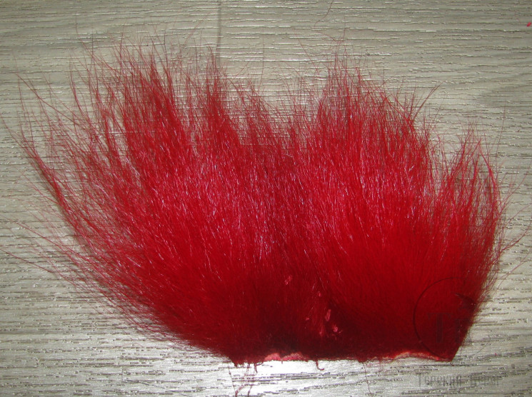 Имитация меха imi polar bear Red Long № 138 ( 7 - 10 см )