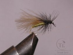 Муха CDC ( 8 ) Caddis Olive / Chart. № 12