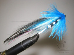 Муха лососёвая Turbo Pl. FF ( 8 ) Blue Herring T 8,0 mm. 11 sm.