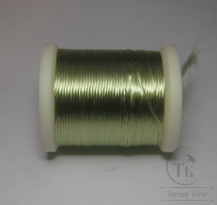 ацетатный шелк Danville"s acetate floss 10 yds 900 den apple green № 222