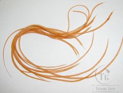 перо Dry Fly (для сухих мух) 10 шт. ржаво оранжевый  , крючки № 18-20