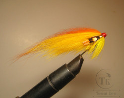 Муха лососёвая Bottle Medium ( 7 ) JC TD Rusty Banana