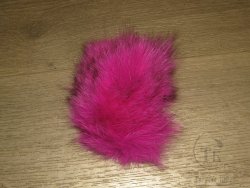 Мех арктического песца розово фиолетовый / Arctic Fox Fur Cerize