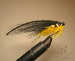 Муха лососёвая  Bottle Medium ( 8 ) JC TD Black Yellow