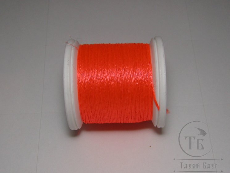 Искусственный шелк Uni Floss 80 yds Neon 2 ply Hot Red