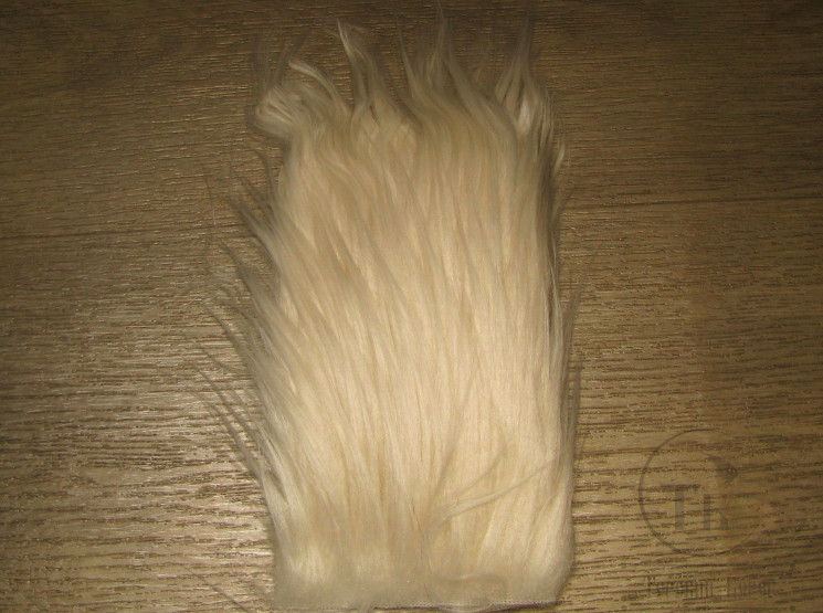 Искусственный мех / Craft Fur White Cream (7-9 cm)