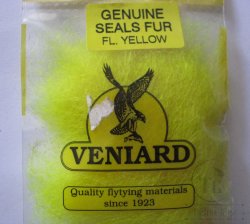 Даббинг тюленя Genuine Seals Fur Veniard Fl. Yellow