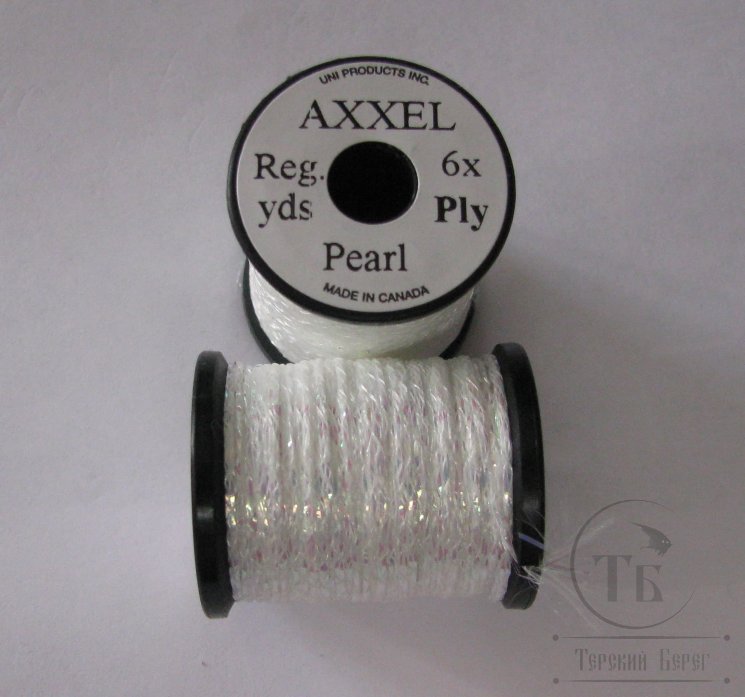 Плетеный люрекс UNI AXXEL 6 x ply White Pearl