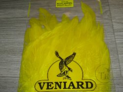 Перо петуха Strong Schlappen Bright Yellow Veniard