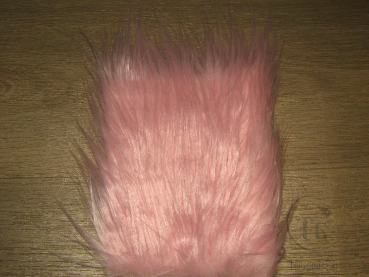 Искусственный мех / Craft Fur Shrimp Pink (7-9 cm)
