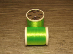 Монтажная нить Flymaster Plus 210 Den #504 Fl. Green waxed 100 yards