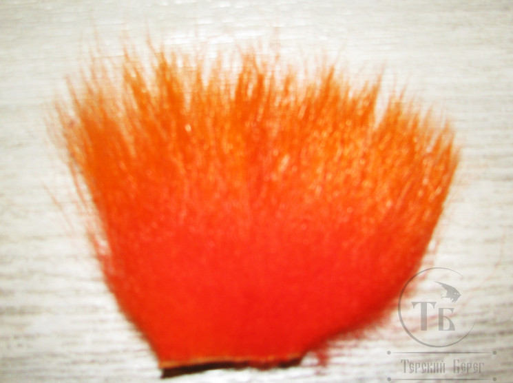 Имитация меха imi polar bear Orange Long № 42 ( 8 - 9 см ) Pr.