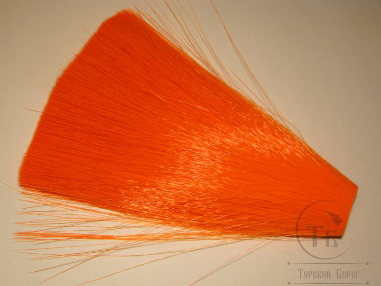 Cинтетическое конусное волокно Faux Bucktail ( хвост оленя ) Orange