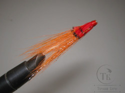  Лососёвая муха Shrimp Англ. крыло ( 15 ) Rusty Shrimp пластик 1 1/4 дюйма 