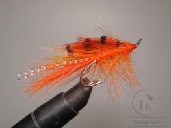 Лососёвая муха Shrimp ( 11 ) General Practitioner Hot Orange Partridge Salar Silver № 3 