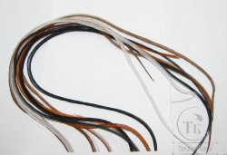 Перо Dry Fly (для сухих мух) 10 шт микс натуральных цветов  , крючки № 18