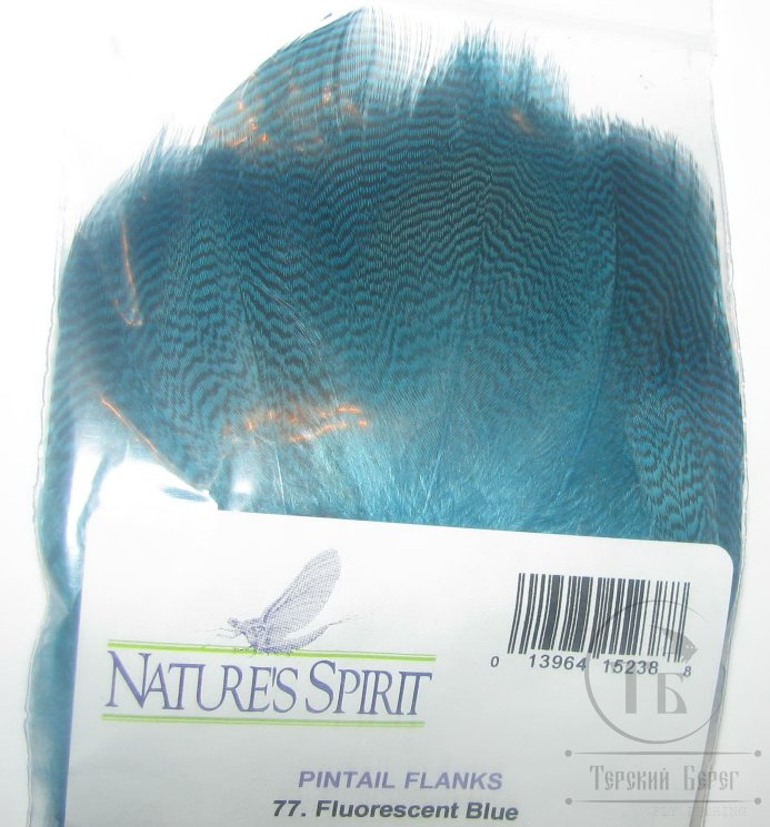 Перья шилохвости / Pintal Flank Fl. Blue Natural Spirit 30шт.