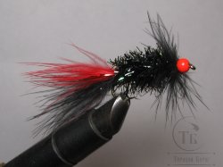 Муха Streamer Little Fort Leech Or. Br. Head ( 31 ) Str. №6