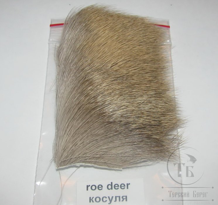 Мех косули (фактуры caribou) / deer roe natural (caribou)