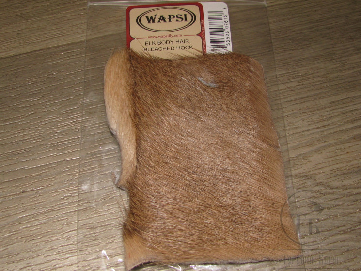 Мех лося Elk Body Hair Bleached Hock Wapsi