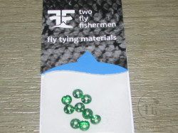 Конус ( турбо диск с отверстиями ) 6 мм 10 шт Metallic Green TFF