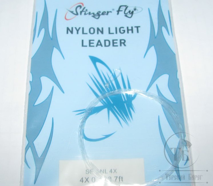 nylon light leader 7 ft 4X 0.178