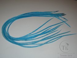 Перо Dry Fly (для сухих мух) 10 шт голубое , крючки № 10