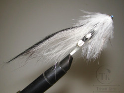 Муха лососёвая Turbo Pl. FF ( 18 ) Silver Silver T 8,0 mm. 11 sm.