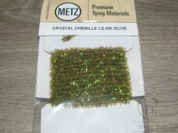 Кактусовая синель Crystal Cactus Chenille Lg. Dk. Olive Metz
