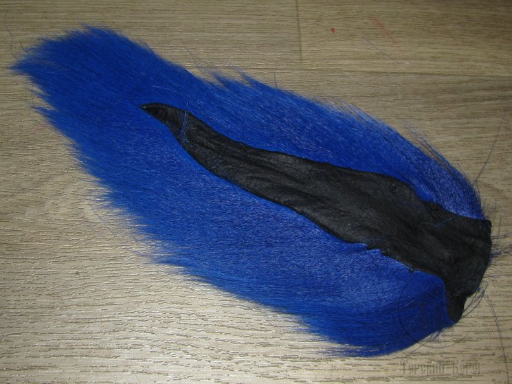 Хвост оленя большой синий / Bucktail Large Blue Hareline / Orvis