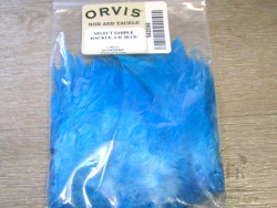 Перья седла петуха Select Saddle Hackle S. D. Blue Orvis