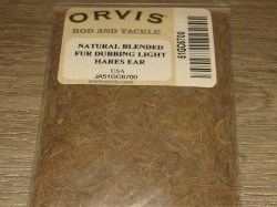 Даббинг маски зайца светлый натуральный Natural Blended Fur Dubbing Lt. Hares Ear Orvis