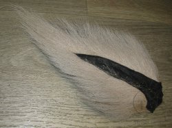 Хвост оленя большой бежевый / Bucktail Large Tan