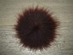 Хвост арктического песца красно коричневый / Red Brown