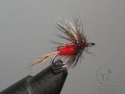Муха Humpy ( 15 ) Red Classic кр. двойник № 14