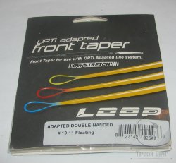 Adapted double hand OPTI front taper # 10-11 float