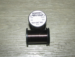 Монтажные нитки Nano Silk Ultra 30D 50 m. 18/0 Brown Semperfli