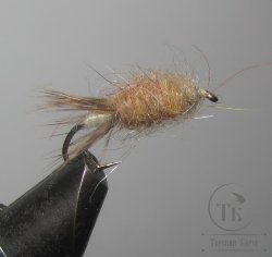 Муха нимфа Lt ( 27 )  Sand Cased Larvae nymph № 10