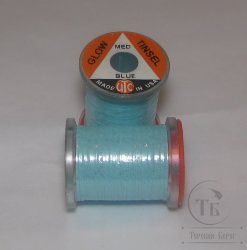 Светонакопительный плоский люрекс Glow Tinsel Md Blue UTC