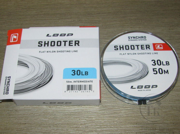 Раннинг Synchro Flat Nylon Shooting Lines 30Lb 50m Intermediate Blue Loop 