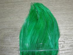 Перо скальпа петуха Зеленое (пнл) \ Strong neck hackle Green Терский Берег