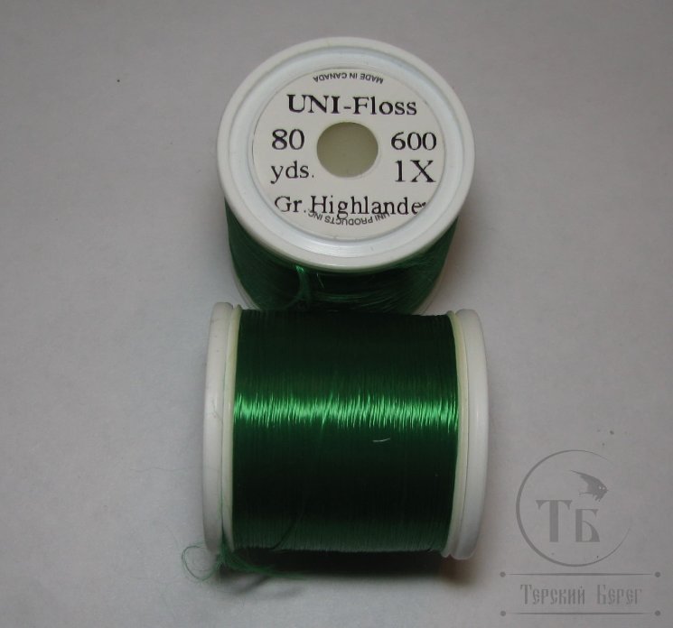 Искусственный шелк Uni Floss 80 yds 600 1 ply Gr. Highlander