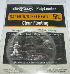 Полилидер 5 ft (1.5 m) polyleader salmon steelhead  24 lb (10.9 kg) clear floating Airflo