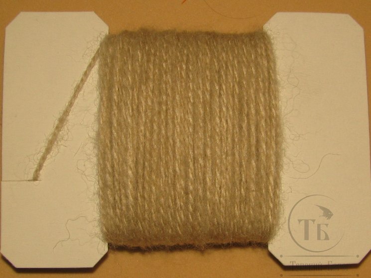 Шерстяная пряжа Goat Yarn Nymph Md 2 ply Lt Tan 10 м.