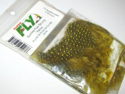 Перья цесарки Guinea Fowl Strong Yellow Super Fly