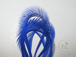 Перо гусиное биот синий / Goose Biot Blue 6 шт. Терский берег