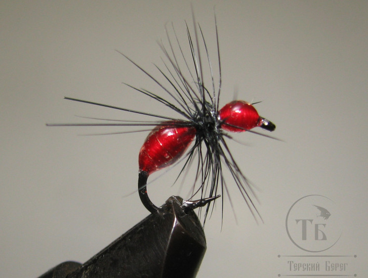 Муха муравей Ant Scud ( 14 ) Red Epoxy Kumho Scud № 12
